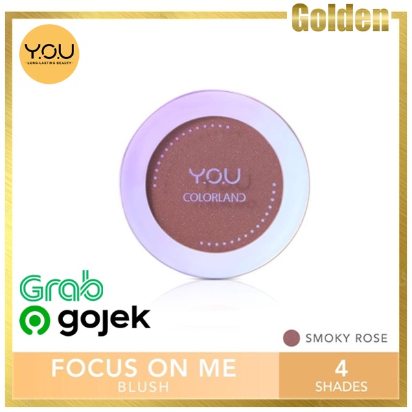 YOU Colorland Focus On Me Blush Original Asli