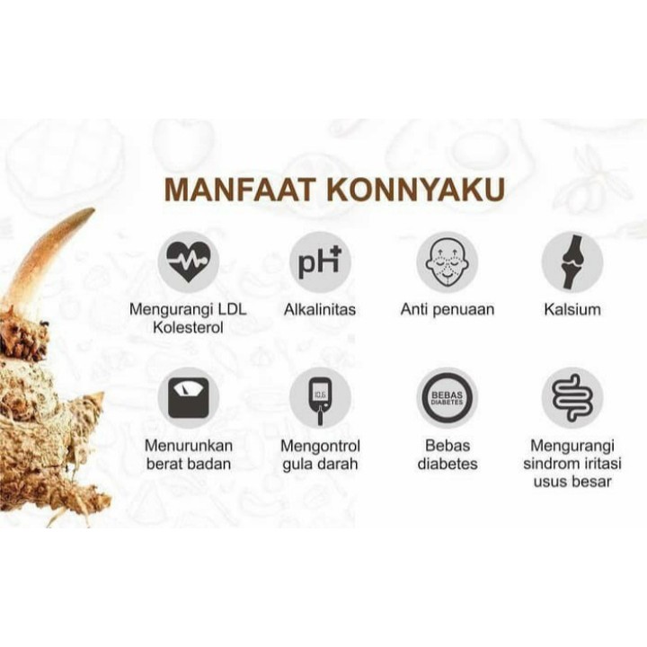 Shirataki Konnyaku Rice Kecil - 250g / Beras Konyaku