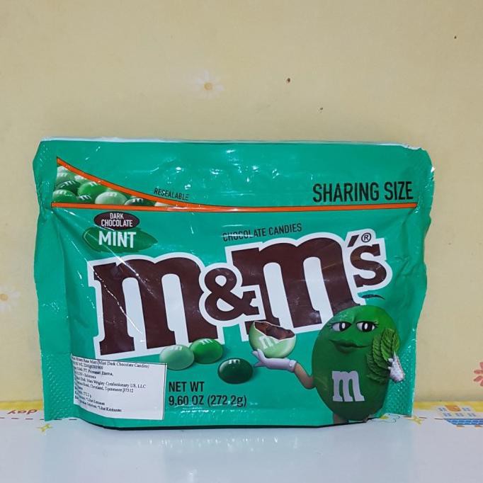 

TERLARIS GOJEK / GRAB ONLY !!! DARK CHOC MINT M&M'S 272.2GRAM