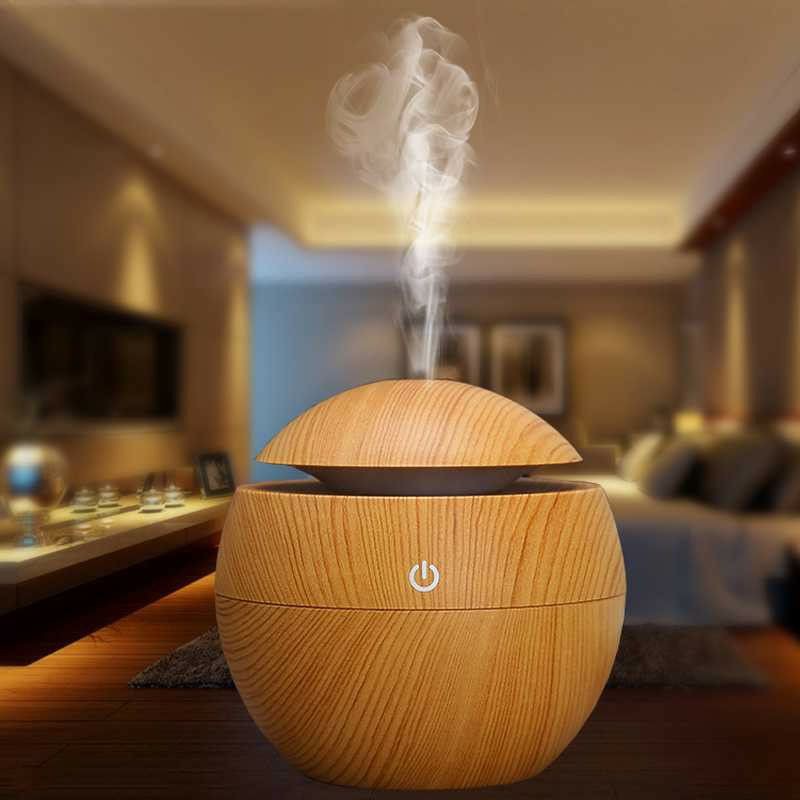 Taffware Aromatherapy Air Humidifier Desain Kayu - HUMI H41