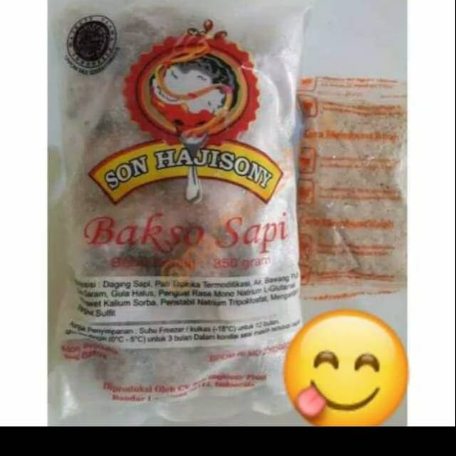 

Bakso sany lampung sapi 350gr