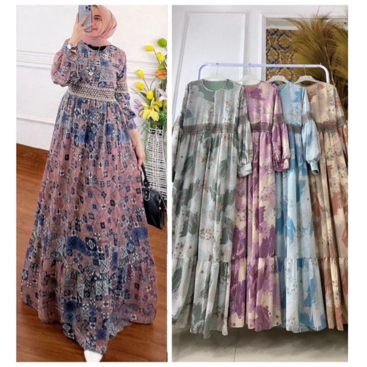 DRESS PRINTING/MAXY DRESS/GAMIS CERUTY