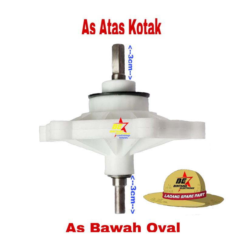 GEARBOX MESIN CUCI SANYO GEAR BOX SANYO GIR BOK SANYO 2 TABUNG