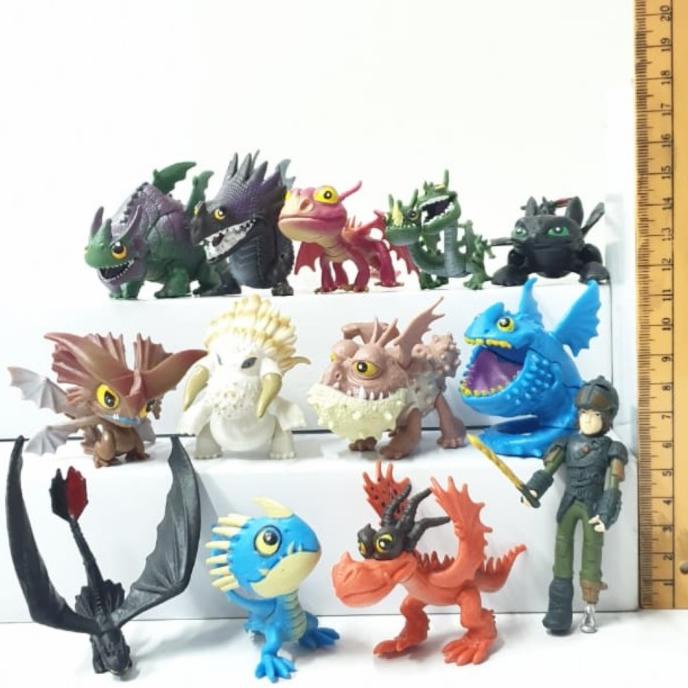 how to train your dragon figure set 10 pcs