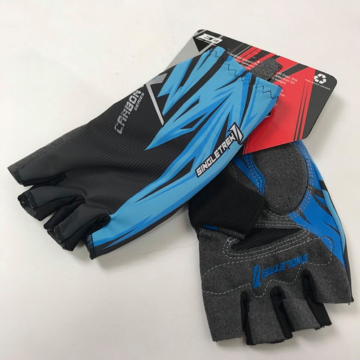 Sarung Tangan Sepeda Singletrek1 ErgoDynamic Gloves X9 GCS Gio Blue