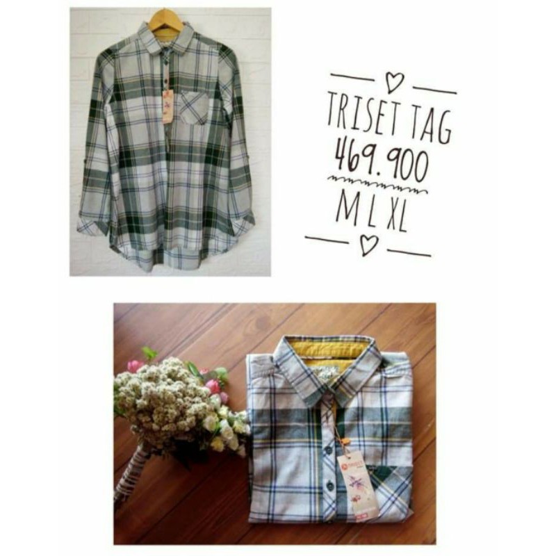 Kemeja Wanita Triset