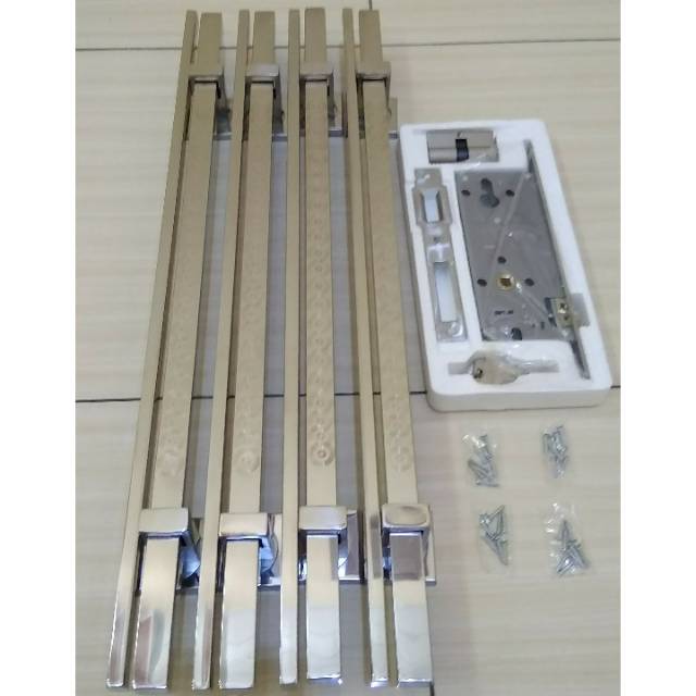 Handle pintu rumah set kunci panjang 1meter