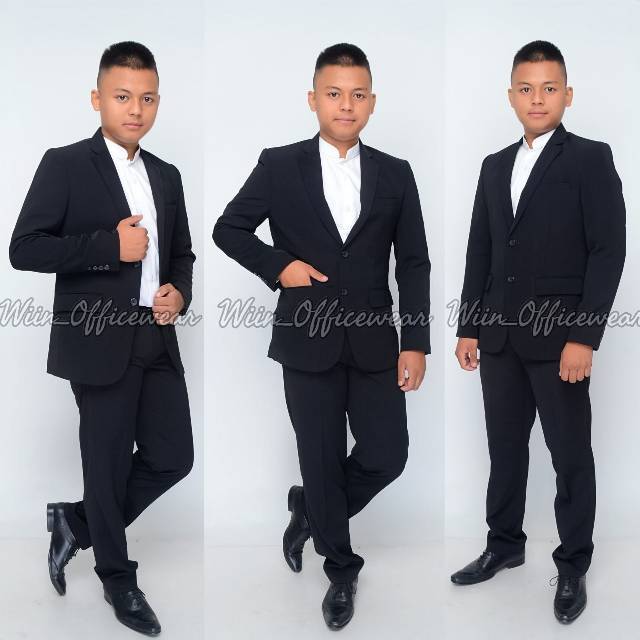 JAS PRIA HITAM POLOS