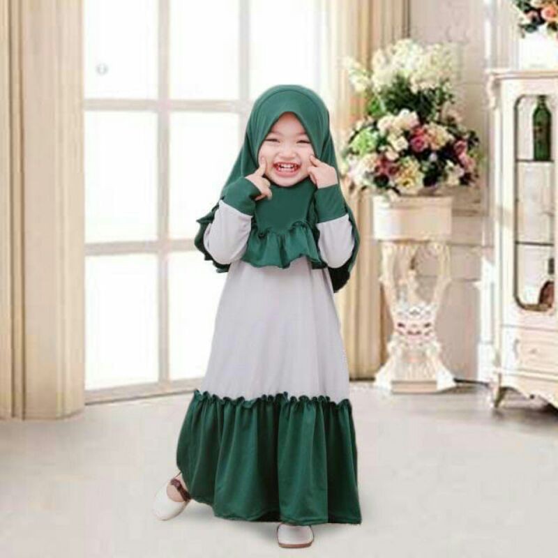 Gamis Baju Muslim Anak NASYA