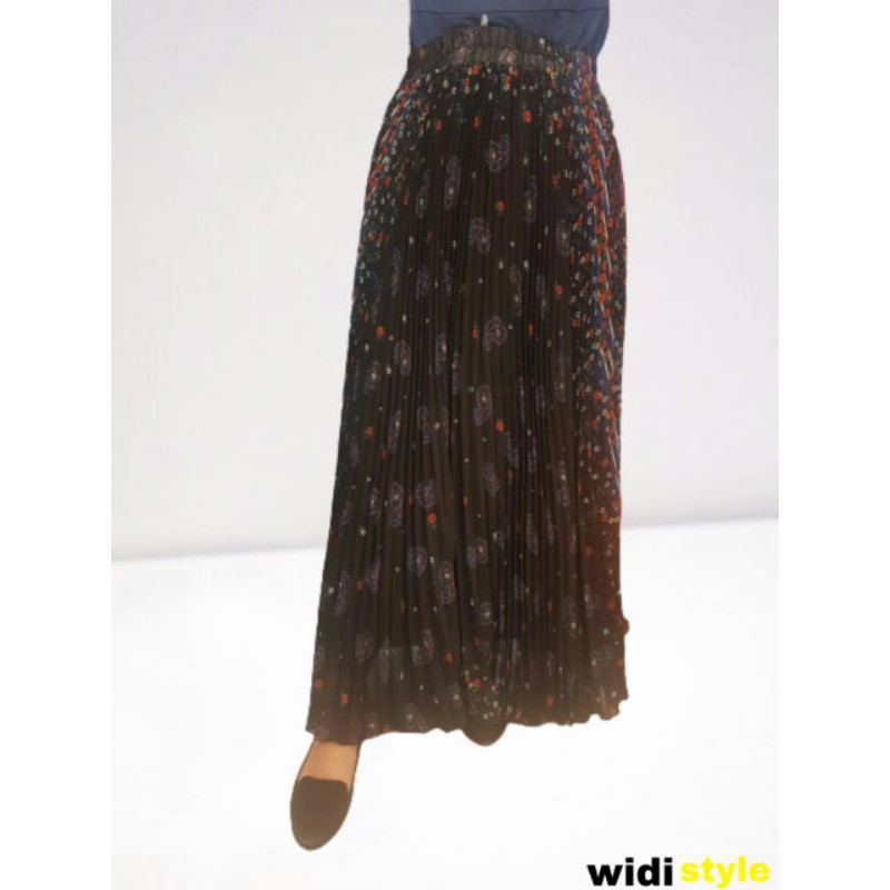 Rok Plisket Motif Import Bangkok Premium/BKK