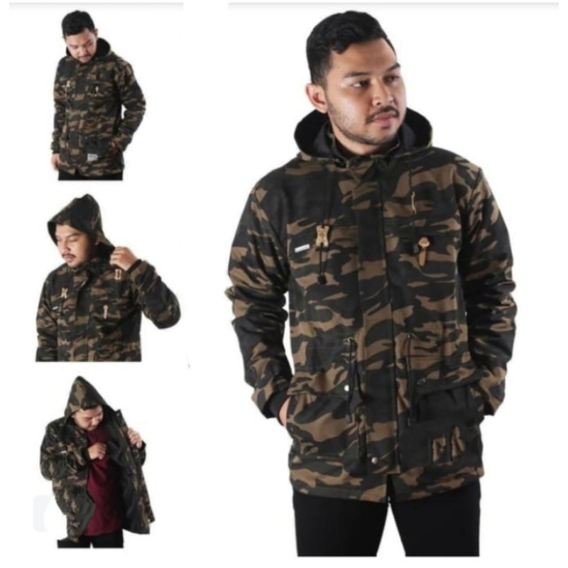  jaket  parka Loreng  termurah Shopee Indonesia