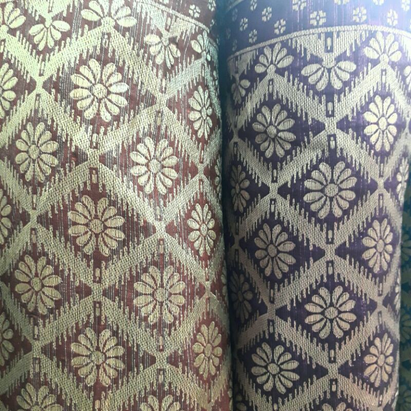 Bahan songket/Kain songket/Bahan songket semi Palembang