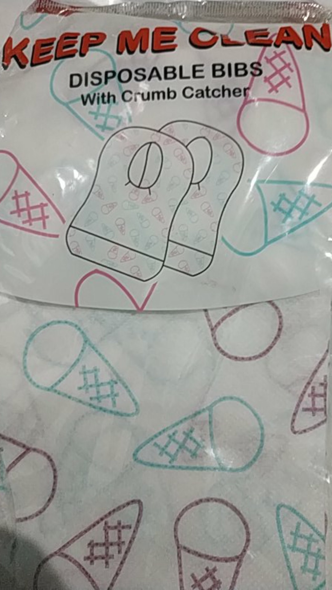 Safety Keep Me Clean Disposable Bibs