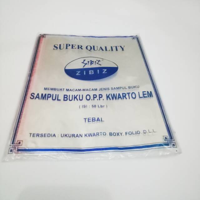 

Sampul buku plastik bening