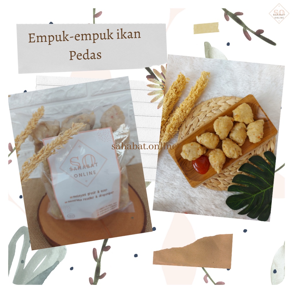 

EMPUK-EMPUK IKAN/EMPUK EMPUK IKAN/EMPUK-EMPUK IKAN PEDAS/OLAHAN IKAN KHAS TEGAL