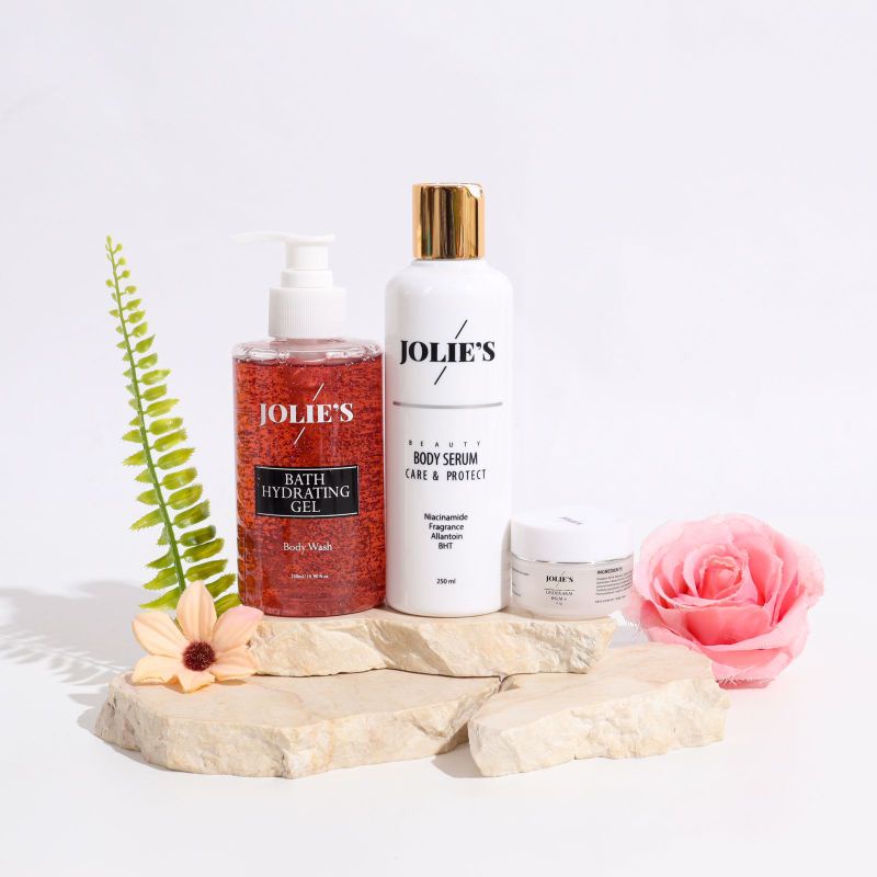 JOLIE'S BODY CARE SET PACKAGE (BODY WASH + BODY SERUM + UNDER ARM BALM)