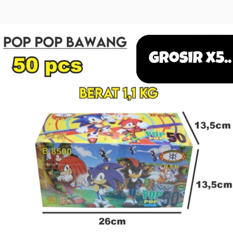 Mainan Pop pop Bawang banting per 10pcs / grosir