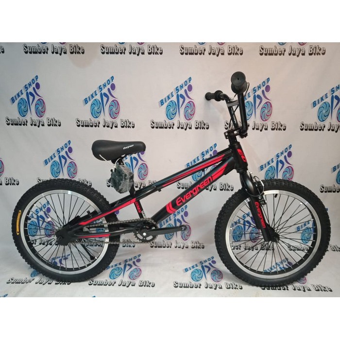  SEPEDA  BMX  20  INCH  EVERGREEN  TORPEDO STANK MUTER NEW 