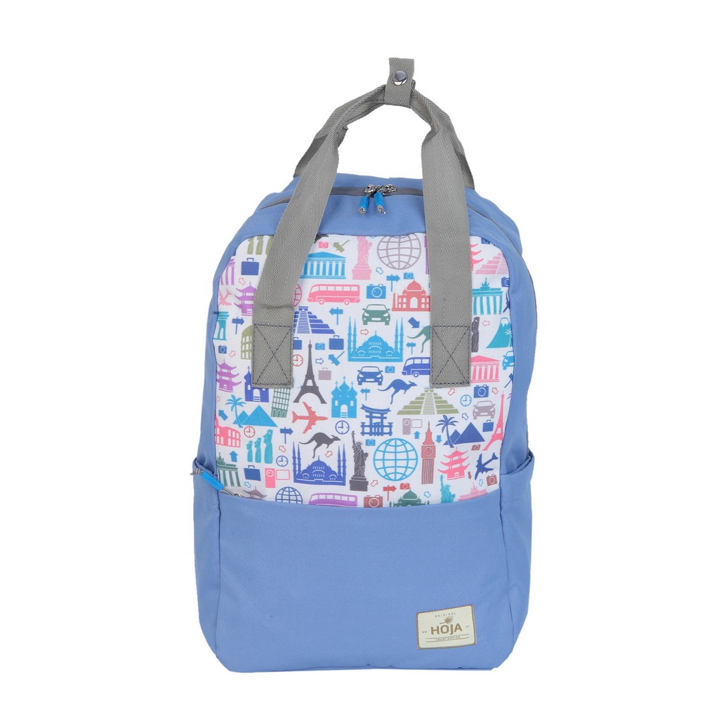 [FREE Rain Cover] HOJA Arkana Blue - Tas Sekolah Anak / Tas Laptop Backpack Ransel Punggung Bodypack