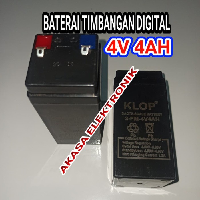 BISA COD BATERAI AKI ACCU KERING TIMBANGAN DIGITAL 4V 4AH BATERAI 4VOLT 4AH