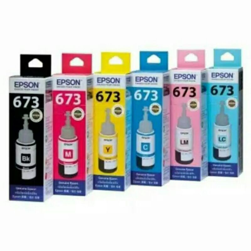 tinta epson original T673 untuk printer Epson L805