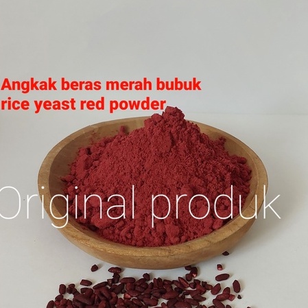 

Angkak beras merah bubuk / Rice yeast red powder