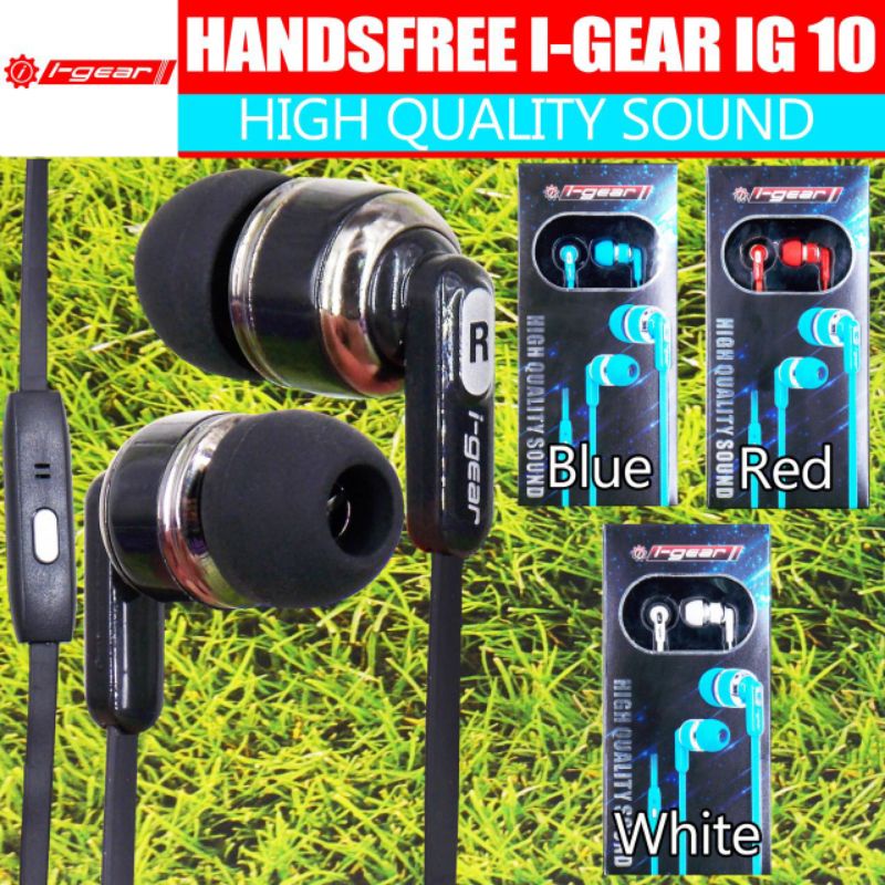 Headset IGEAR IG-10 for All Type Jack 3,5mm Superbass