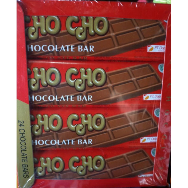 

CHOCHO Chocolate Bars isi 24 pcs / 1 bok