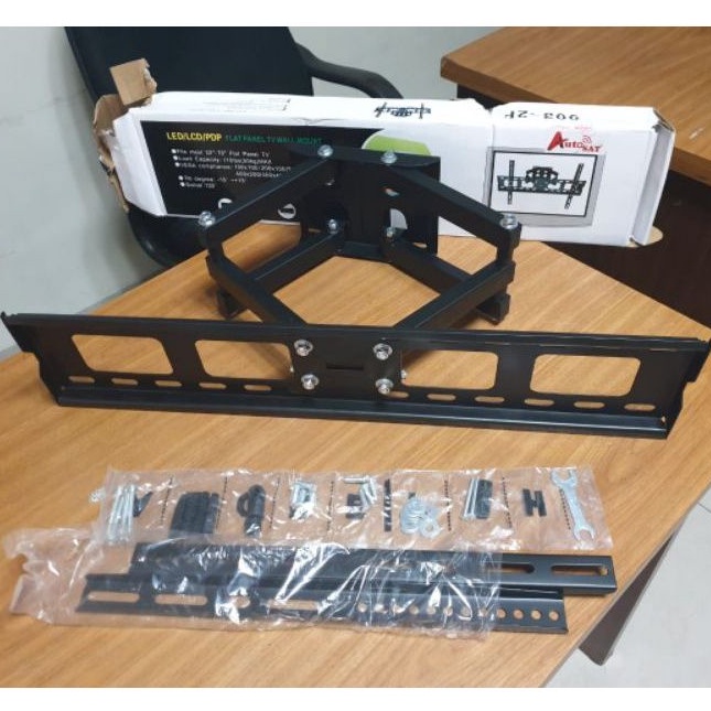 BRACKET TV SWIVEL 32-70&quot; cagak TV LCD LED ke dinding bisa gerak kanan kiri 120° atas bawah 15° flat panel tv wall mount