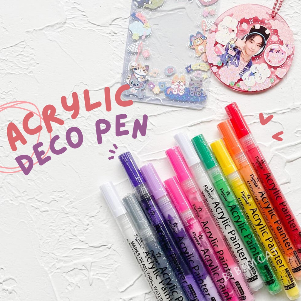 

Acrylic Pen Deco / Acrylic Painter Untuk Dekorasi Top Loader Photocard