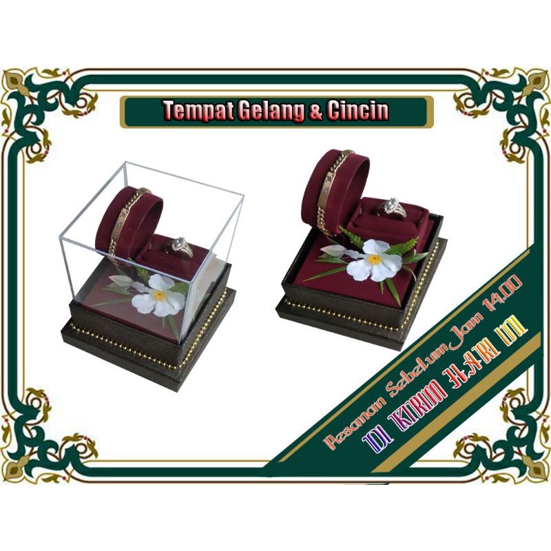 TEMPAT GELANG DAN CINCIN PERNIKAHAN,TEMPAT GELANG DAN CINCIN SESERAHAN,TEMPAT GELANG DAN CINCIN HANTARAN,TEMPAT GELANG DAN CINCIN TUNANGAN,TEMPAT GELANG DAN CINCIN PERHIASAN AKAD NIKAH,KOTAK PERHIASAN SESERAHAN,KOTAK HANTARAN PERNIKAHAN,BOX GELANG CINCIN