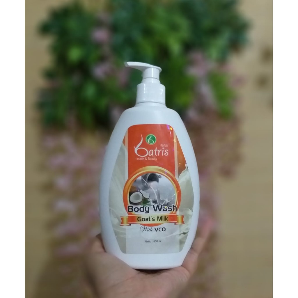 Batrisyia Body Wash Goat Milk 500 ml, Sabun Mewah Batris