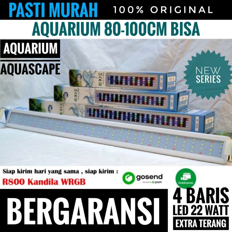 kandila R800 R-800Z NEW SERIES Bukan P800 80CM 90CM 100CM 1 meter lampu gantung atas aquascape LED aquarium