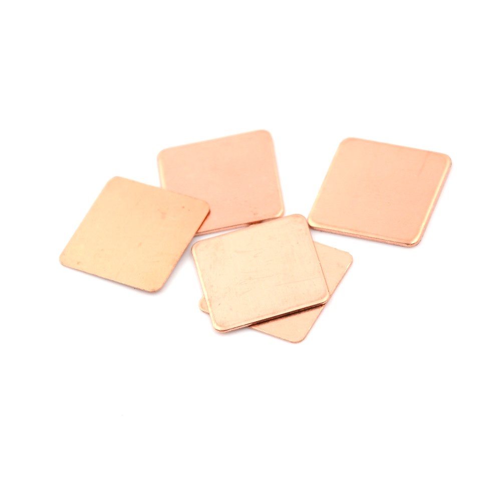 10pcs Lembaran Thermal Pad Bahan Tembaga