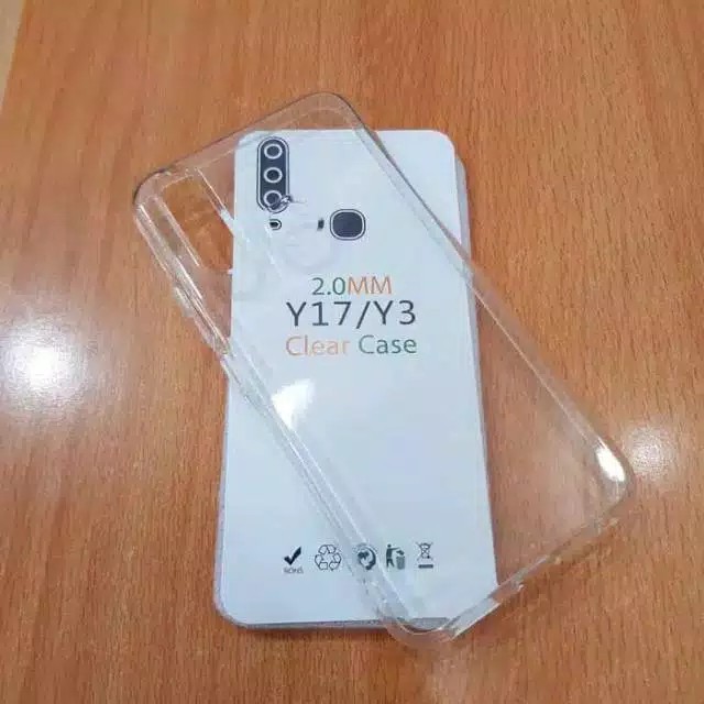 Softcase HD VIVO Y17 /Y15 /Y 12 Case TPU Silicon Bening Casing Transparant