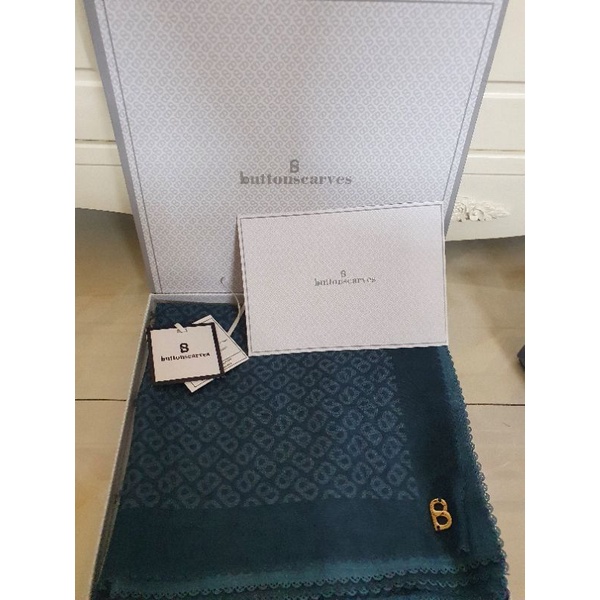 Buttonscarves Tapis Square Teal