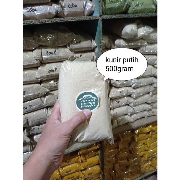 

Kunyit putih kunir putih bubuk 500gram