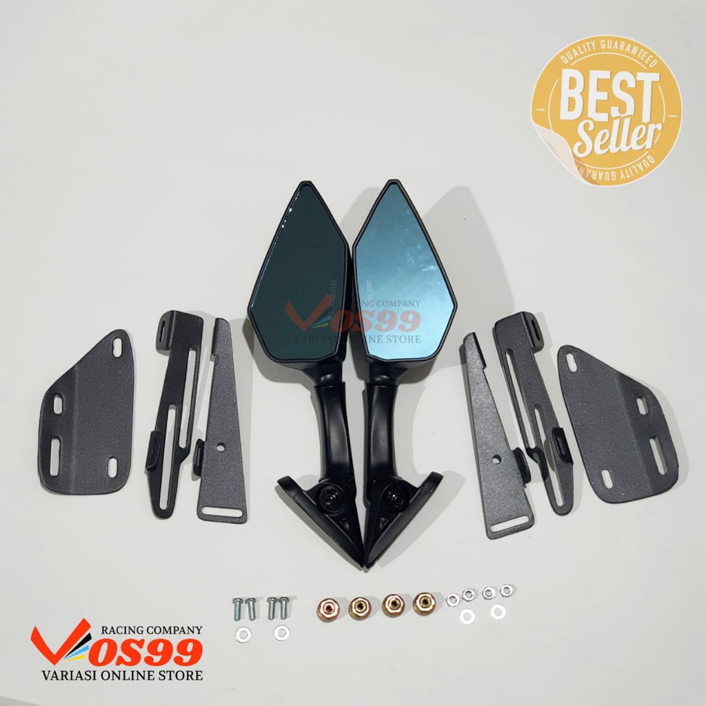 PAKET SPION R25 NMAX TANGKAI PENDEK CARBON + BREKET SERPO DAN 4 BIJI BAUT ANTI JEBOL BISA BUAT LEXI