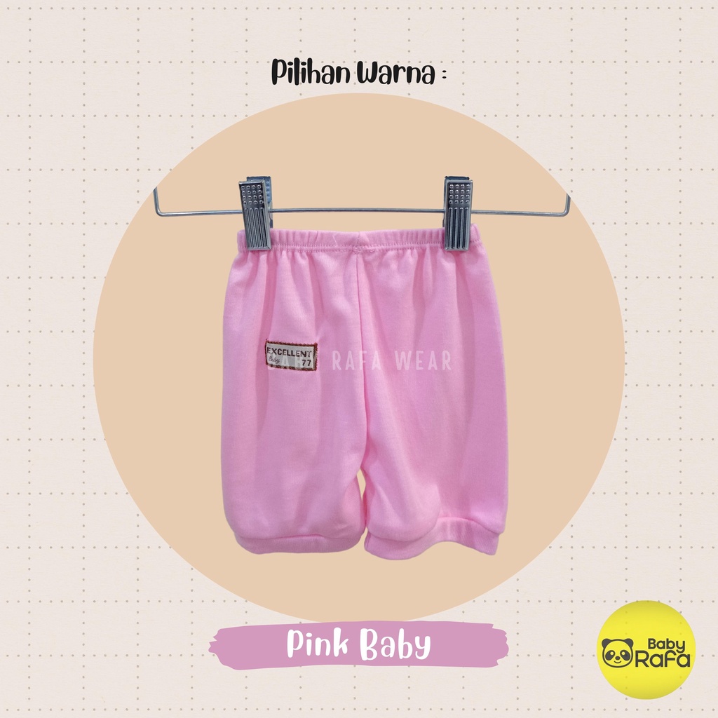 Celana Pendek Bayi PINK SERIES Size 0 - 3 Bulan merk SNI EXCELLENT 77