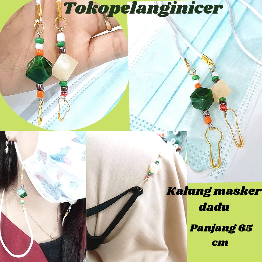 Kalung Strap Masker Tali Kalung Masker Mask Chain strap masker korea Tali Dadu strap masker dadu