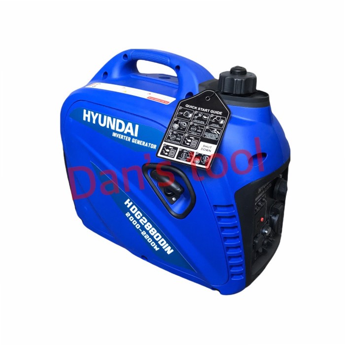 Genset Silent Inverter Hyundai HDG 2880 din - Petrol Generator