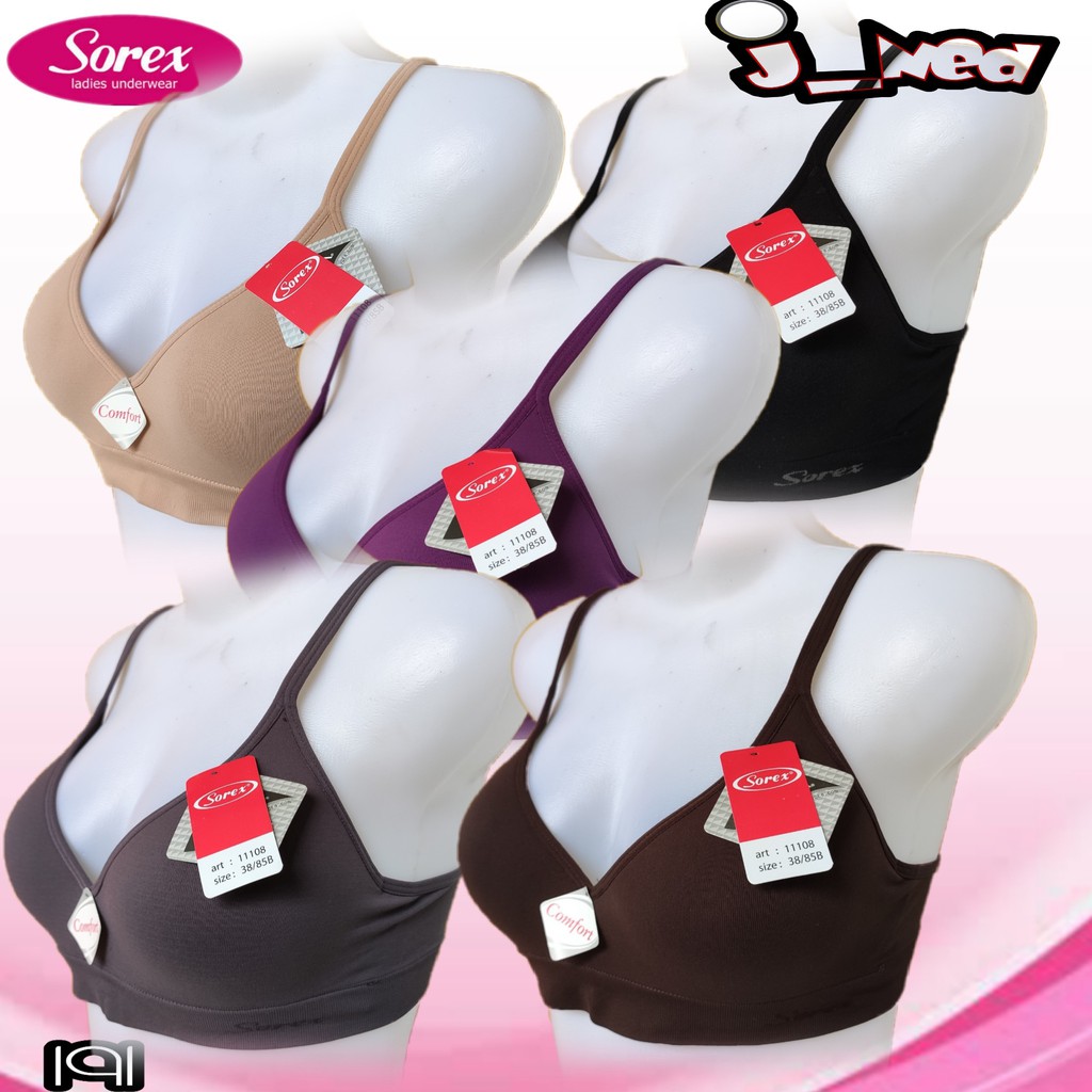 J191 BRA SOREX BUSA ADA  KAWAT BH/BRA SOREX 11108 BRA WANITA SOREX CUP B