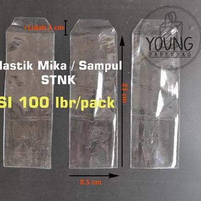 

{J-AAY) {☼) // Plastik STNK PVC / Sampul PVC Cover STNK uk. 8,5 x 23 ISI 100 pcs {banyak diminati)