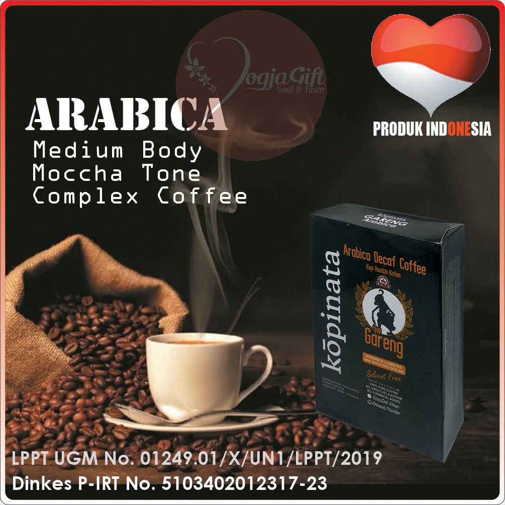 Kopi Decaf Arabica Pabriek Kopi Nata Sedjak 1975