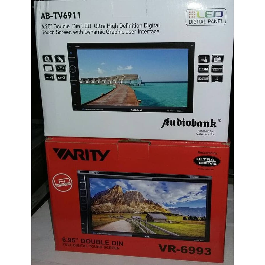 Terbaru Tv doubledin 6,95" Jec Thump mrz audiobank