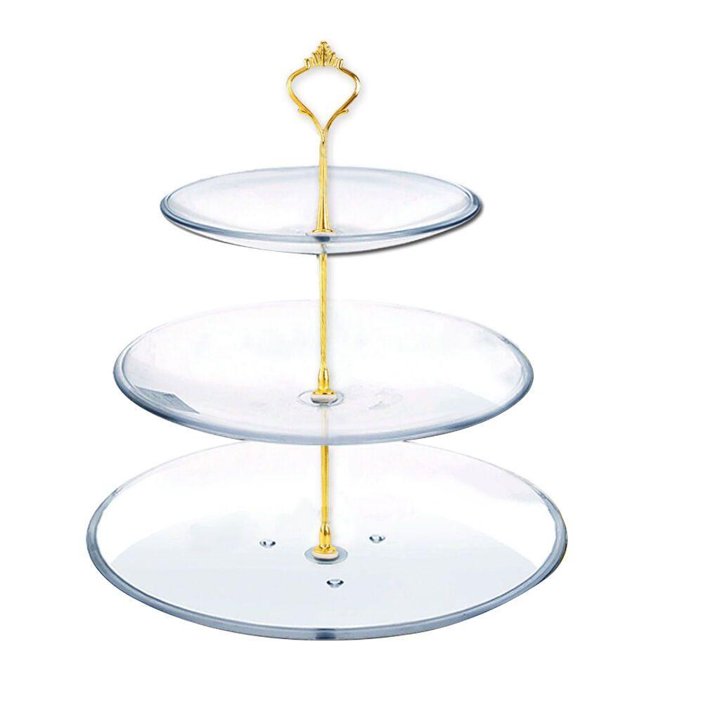 Solighter Cake Plate Stand DIY Wedding Metal Cupcake Berdiri