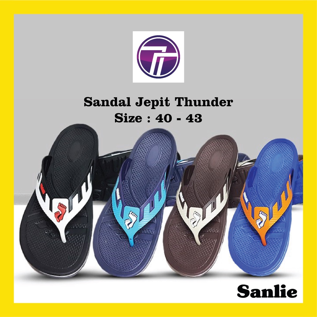 Sanlie Sandal Jepit Thunder / Sendal Jepit Sport Kuat Dan Lentur 513-1