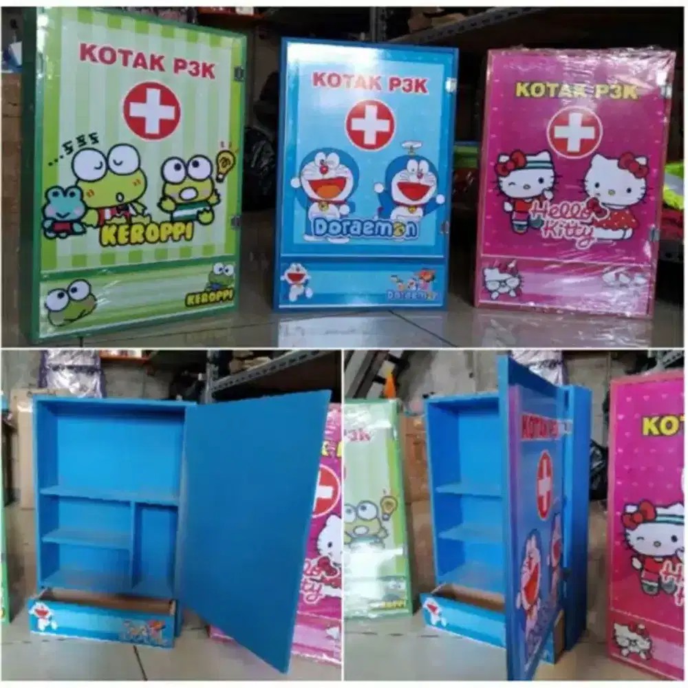 Kotak Obat P3K Karakter / Tempat Penyimpan Obat Karakter