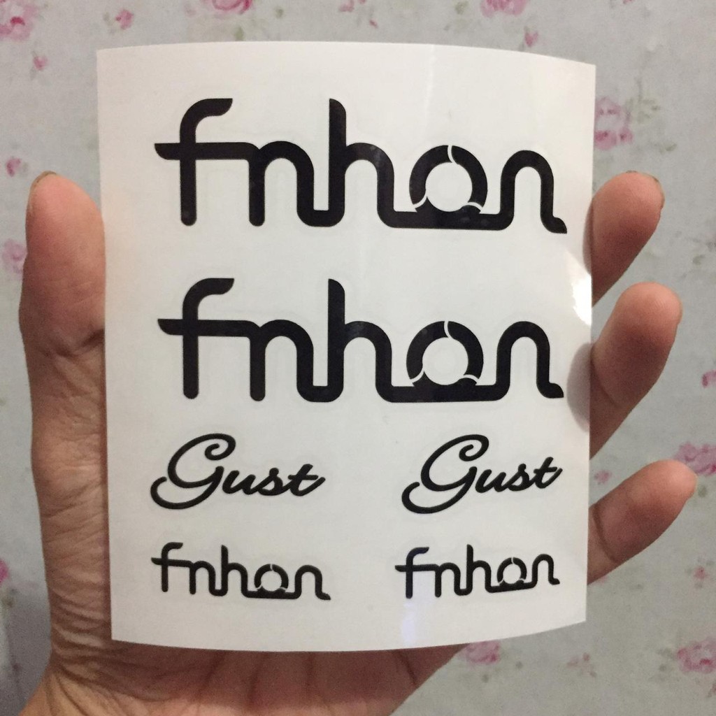 CUTTING STICKER FRAME SEPEDA FNHON GUST PAKET KANAN KIRI