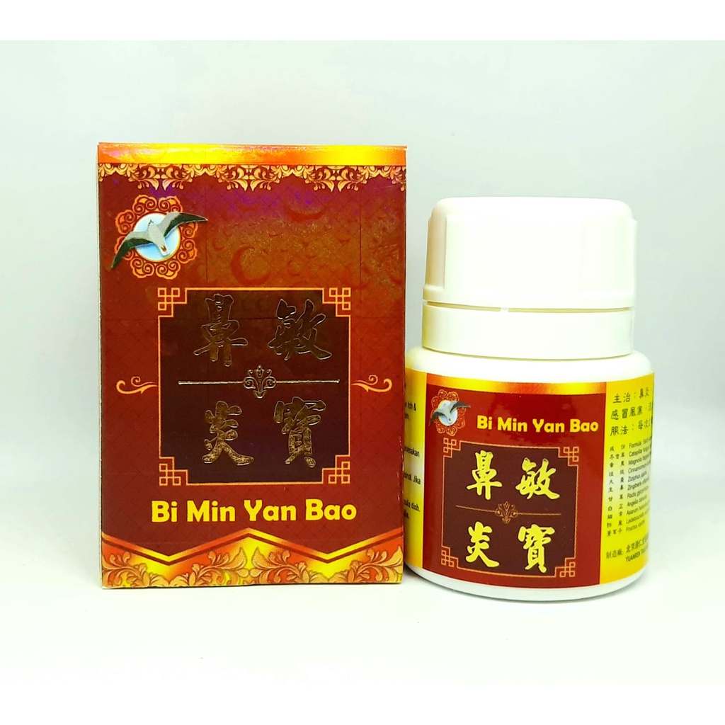 BI MIN YAN BAO Original  obat sinusitis - flu - pilek - hidung tersumbat Ampuh